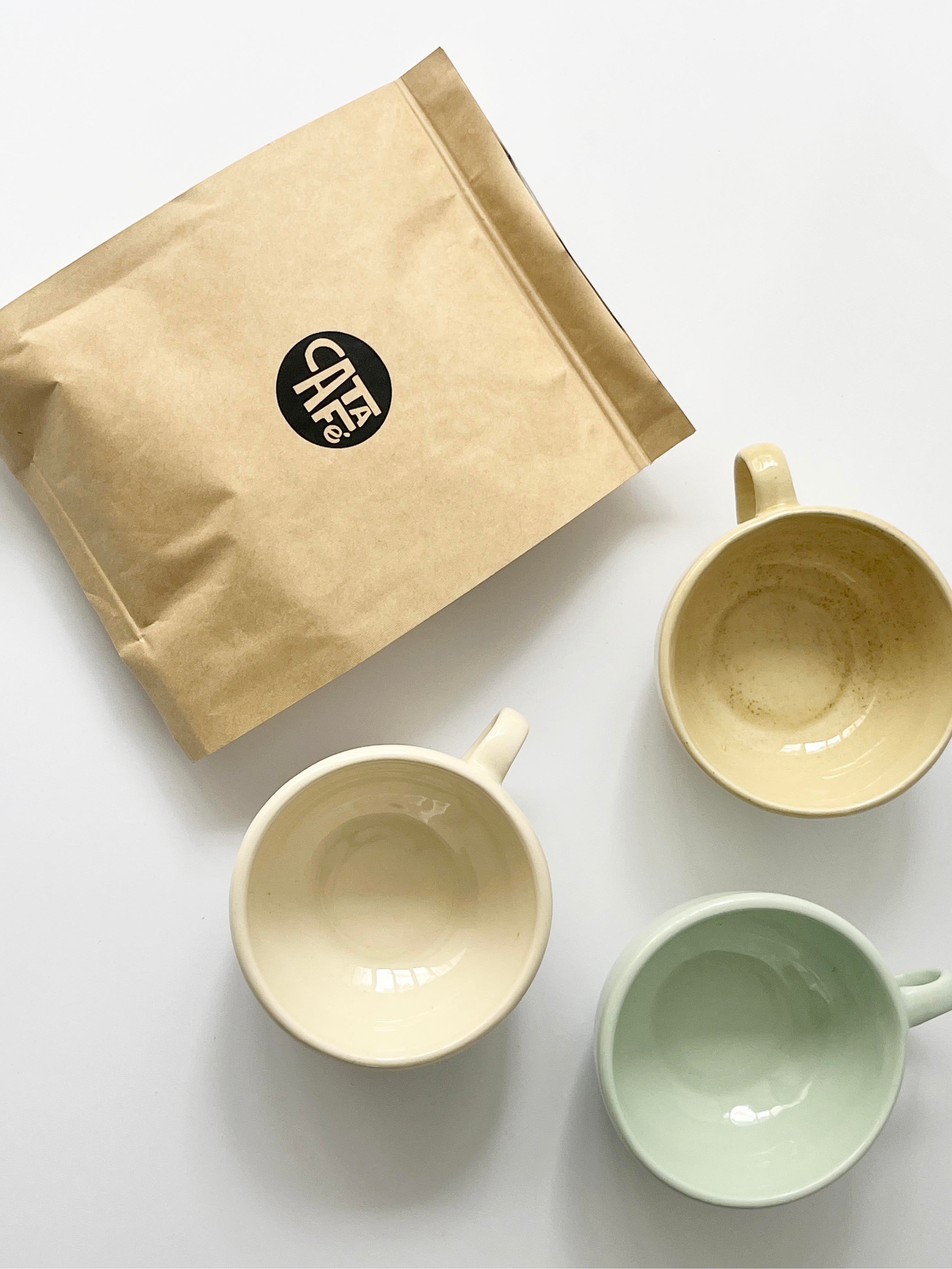 taza ceramica escamol cata cafe